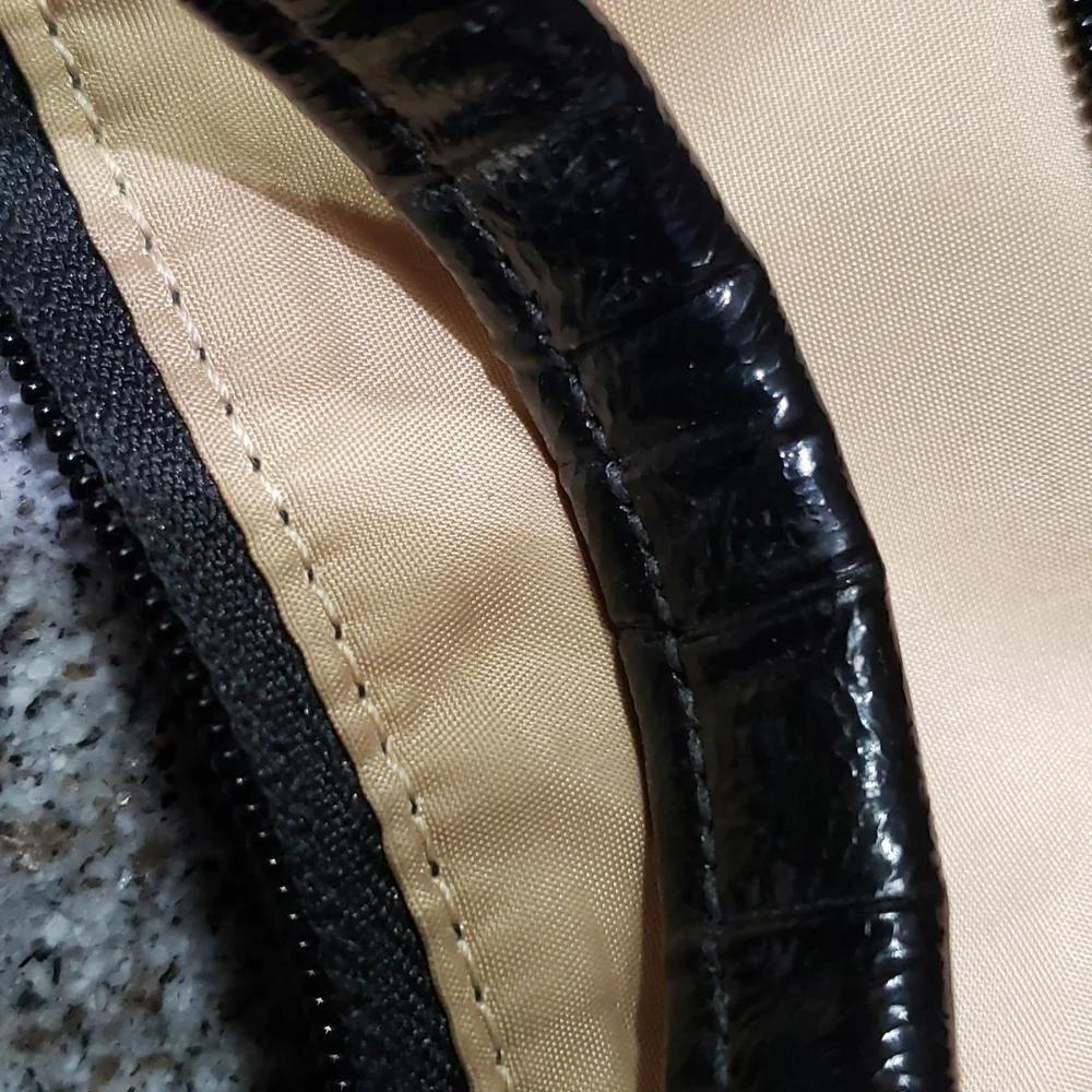 Coach Ocelot Print Nylon travel Bag, Snap Pouch & Cosmetic Pouch-Set - Picture 5 of 16